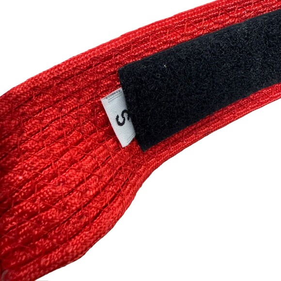 Vintage 80\'s Lucky Fish Belt Gold Fish Statement belt red adjustable women s m l main image 6